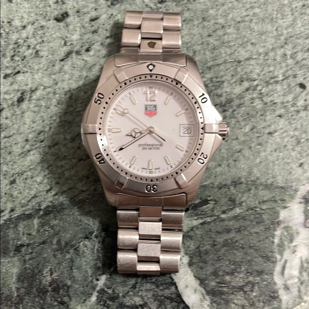Tag Heuer Silver Stainless Steel Watch